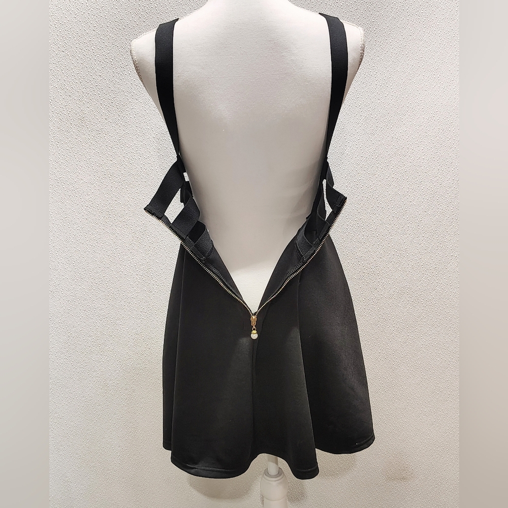 Blue Tide Suspender High Waisted Skirt - Picture 3 of 5